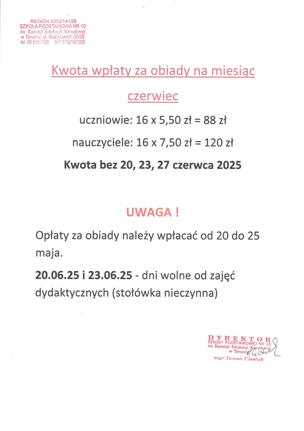 Kwota wpłaty 06
